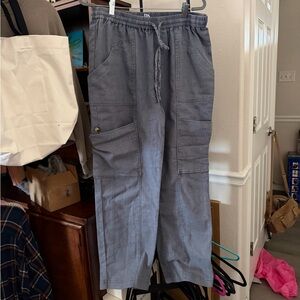 Women’s Gray Cargo Pants